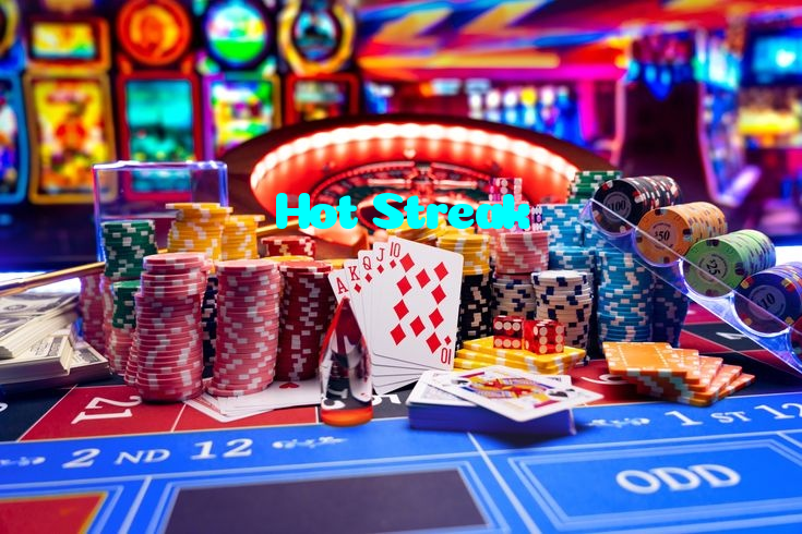 Hot Streak casino presented on mobile device in Pakistan with slots and live games