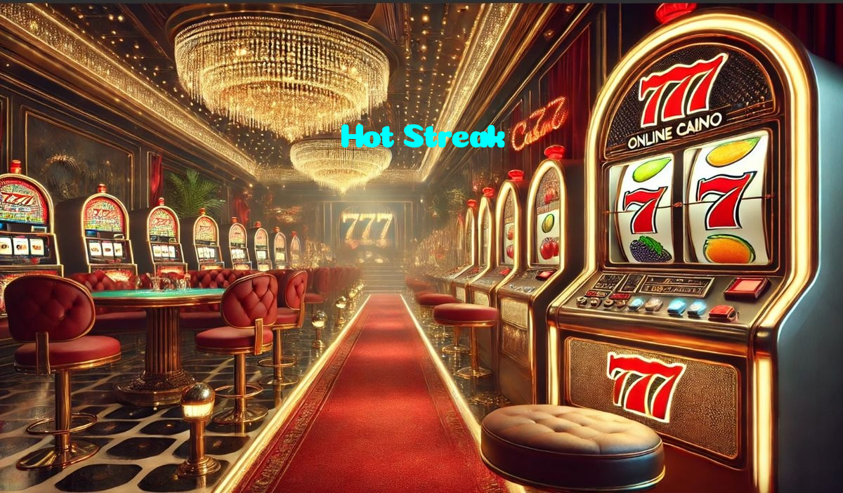 Hot Streak casino presented on mobile device in Pakistan with slots and live games